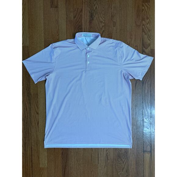 Holderness & Bourne Red White Men’s Performance Golf Polo Shirt Size XXL EUC - Picture 1 of 5
